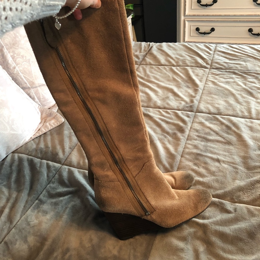 Franco sarto wedge boots 5.5